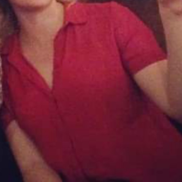 Topshop red crop top - Picture 6 of 6